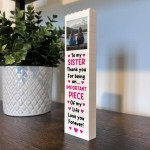 Personalised To My Sister Gift Thank You Gift For Her Sister Personalised To My Sister Gift Thank You Gift For Her Sister