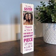 Personalised Sister Gift Thank You Gift For Her Sister Plaque