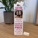 Personalised Sister Gift Thank You Gift For Her Sister Plaque Personalised Sister Gift Thank You Gift For Her Sister Plaque