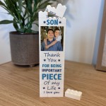 Son Gifts For Birthday Personalised Photo Building Block Gift