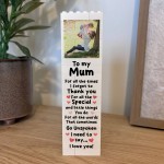Personalised Gifts For Mum Custom Photo Brick Block For Birthday
