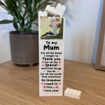 Personalised Gifts For Mum Custom Photo Brick Block For Birthday