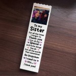 Personalised Sister Gift Photo Building Block Gift For Her