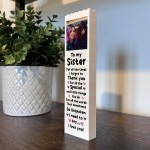 Personalised Sister Gift Photo Building Block Gift For Her