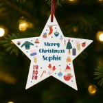 Personalised Christmas Baubles For Kids Children Custom Xmas Personalised Christmas Baubles For Kids Children Custom Xmas