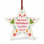 Personalised My First Christmas Bauble For Baby Girl Boy Chid Personalised My First Christmas Bauble For Baby Girl Boy Chid