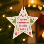 Personalised My First Christmas Bauble For Baby Girl Boy Chid Personalised My First Christmas Bauble For Baby Girl Boy Chid