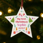 Personalised My First Christmas Bauble For Baby Girl Boy Chid Personalised My First Christmas Bauble For Baby Girl Boy Chid