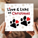 Christmas Card From Puppy Dog With Kraft Envelope Funny Card Christmas Card From Puppy Dog With Kraft Envelope Funny Card