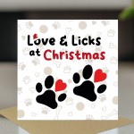 Christmas Card From Puppy Dog With Kraft Envelope Funny Card Christmas Card From Puppy Dog With Kraft Envelope Funny Card