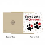 Christmas Card From Puppy Dog With Kraft Envelope Funny Card Christmas Card From Puppy Dog With Kraft Envelope Funny Card