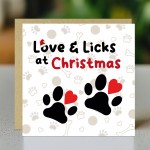 Christmas Card From Puppy Dog With Kraft Envelope Funny Card Christmas Card From Puppy Dog With Kraft Envelope Funny Card