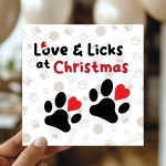 Christmas Card From Puppy Dog With Kraft Envelope Funny Card Christmas Card From Puppy Dog With Kraft Envelope Funny Card