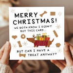Merry Christmas Card From Puppy Dog With Kraft Envelope Funny Merry Christmas Card From Puppy Dog With Kraft Envelope Funny