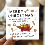 Merry Christmas Card From Puppy Dog With Kraft Envelope Funny Merry Christmas Card From Puppy Dog With Kraft Envelope Funny