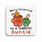 Auntie Gift For Christmas Merry Christmas Auntie Coaster Auntie Gift For Christmas Merry Christmas Auntie Coaster