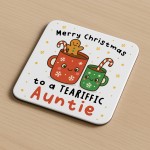 Auntie Gift For Christmas Merry Christmas Auntie Coaster Auntie Gift For Christmas Merry Christmas Auntie Coaster