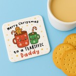 Daddy Gift For Christmas Merry Christmas Daddy Coaster From Son Daddy Gift For Christmas Merry Christmas Daddy Coaster From Son
