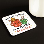 Grandad Gift For Christmas Merry Christmas Grandad Coaster