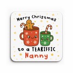 Nanny Gift For Christmas Merry Christmas Nanny Coaster