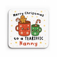 Nanny Gift For Christmas Merry Christmas Nanny Coaster