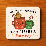 Nanny Gift For Christmas Merry Christmas Nanny Coaster