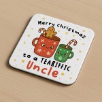 Uncle Gift For Christmas Merry Christmas Uncle Coaster Niece Uncle Gift For Christmas Merry Christmas Uncle Coaster Niece