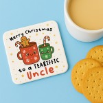 Uncle Gift For Christmas Merry Christmas Uncle Coaster Niece Uncle Gift For Christmas Merry Christmas Uncle Coaster Niece