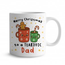 Merry Christmas To A TEA RIFFIC Dad Mug Gift For Dad