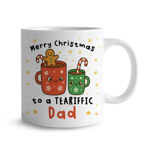 Merry Christmas To A TEA RIFFIC Dad Mug Gift For Dad Merry Christmas To A TEA RIFFIC Dad Mug Gift For Dad