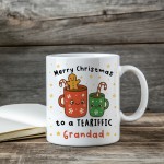 Merry Christmas To A TEA RIFFIC Grandad Mug Gift For Grandad Merry Christmas To A TEA RIFFIC Grandad Mug Gift For Grandad