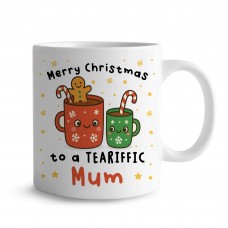 Merry Christmas To A TEA RIFFIC Mum Mug Gift For Mum