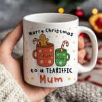 Merry Christmas To A TEA RIFFIC Mum Mug Gift For Mum Merry Christmas To A TEA RIFFIC Mum Mug Gift For Mum