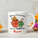 Merry Christmas To A TEA RIFFIC Mum Mug Gift For Mum Merry Christmas To A TEA RIFFIC Mum Mug Gift For Mum
