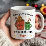 Merry Christmas To A TEA RIFFIC Nan Mug Gift For Nan Merry Christmas To A TEA RIFFIC Nan Mug Gift For Nan