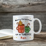 Merry Christmas To A TEA RIFFIC Nan Mug Gift For Nan Merry Christmas To A TEA RIFFIC Nan Mug Gift For Nan