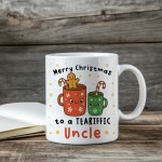 Merry Christmas To A TEA RIFFIC Uncle Mug Gift For Uncle Merry Christmas To A TEA RIFFIC Uncle Mug Gift For Uncle