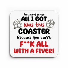 Secret Santa Coaster Novelty Christmas Office Work Present