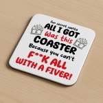 Secret Santa Coaster Novelty Christmas Office Work Present Secret Santa Coaster Novelty Christmas Office Work Present