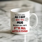 Funny Secret Santa Mug Sarcastic Xmas Gift For Colleagues 