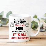 Funny Secret Santa Mug Sarcastic Xmas Gift For Colleagues 