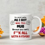 Funny Secret Santa Mug Sarcastic Xmas Gift For Colleagues 