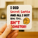 Secret Santa Gift For Colleagues Funny Coaster Office Work 