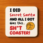 Secret Santa Gift For Colleagues Funny Coaster Office Work 