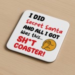Secret Santa Gift For Colleagues Funny Coaster Office Work 