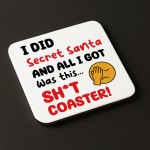 Secret Santa Gift For Colleagues Funny Coaster Office Work 