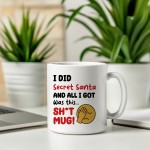 Funny Secret Santa Mug Office Rude Secret Santa Presents 