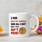 Funny Secret Santa Mug Office Rude Secret Santa Presents 