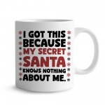 Funny Secret Sant Gift For Women or Men Joke Secret Santa Mug 
