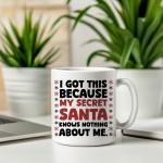 Funny Secret Sant Gift For Women or Men Joke Secret Santa Mug 
